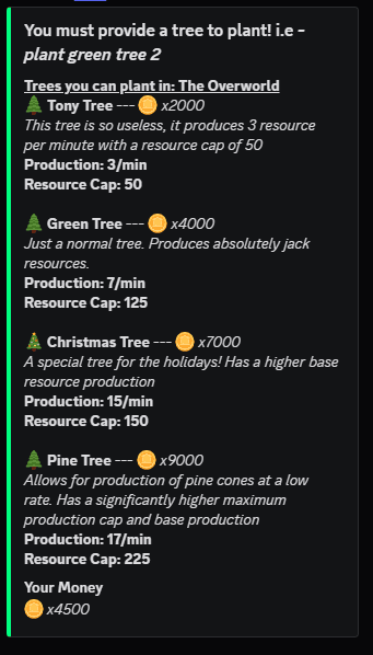Tree Plant Bot